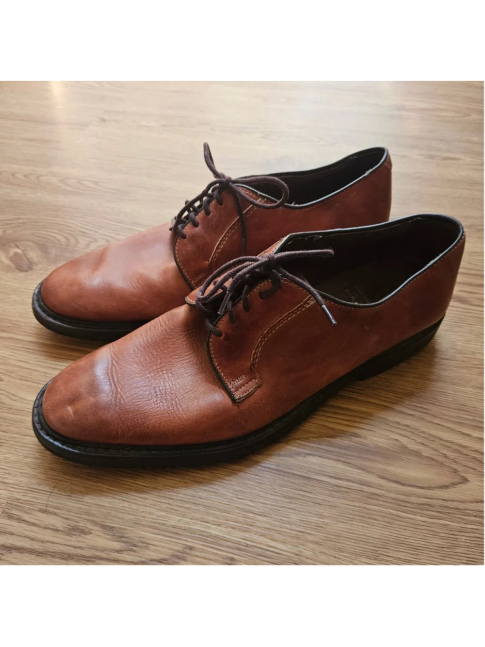 Allen Edmonds Badlands Brown Leather Dress Shoes Mens 11D